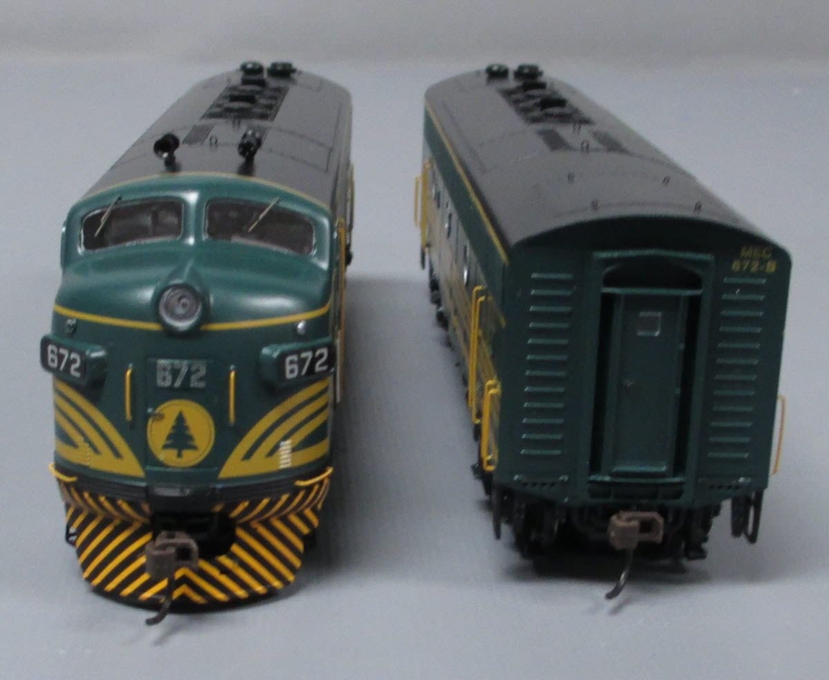 Athearn G2519 HO Maine Central F-3A/F-3B Diesel Locomotive Set EX/Box 5