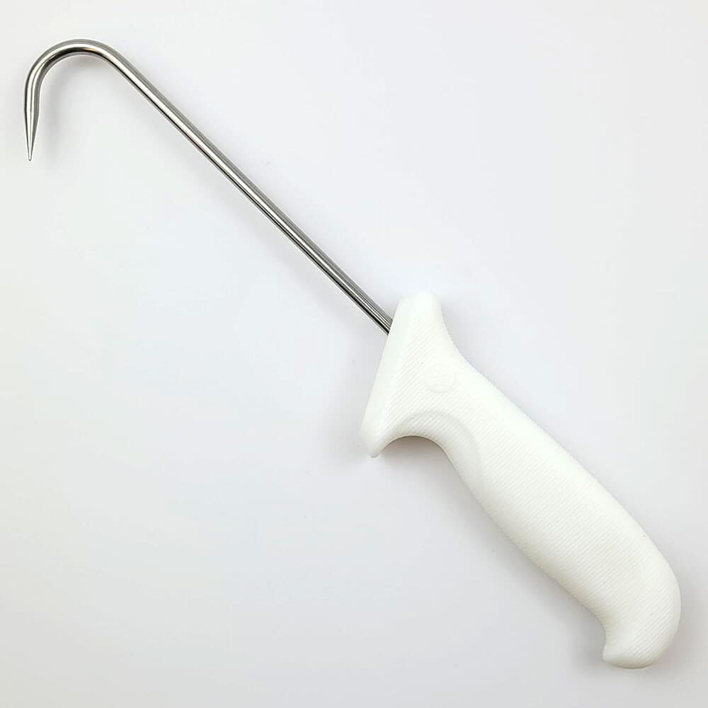 Mundial Stainless Steel Meat Hook w/ Ergonomic Handle for Buthchering Boning BBQ