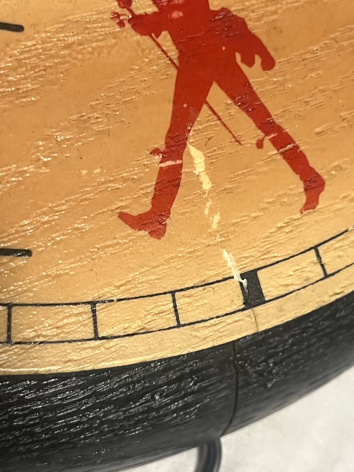 NOT WORKING VTG 1970s Johnnie Walker Red Clock 2