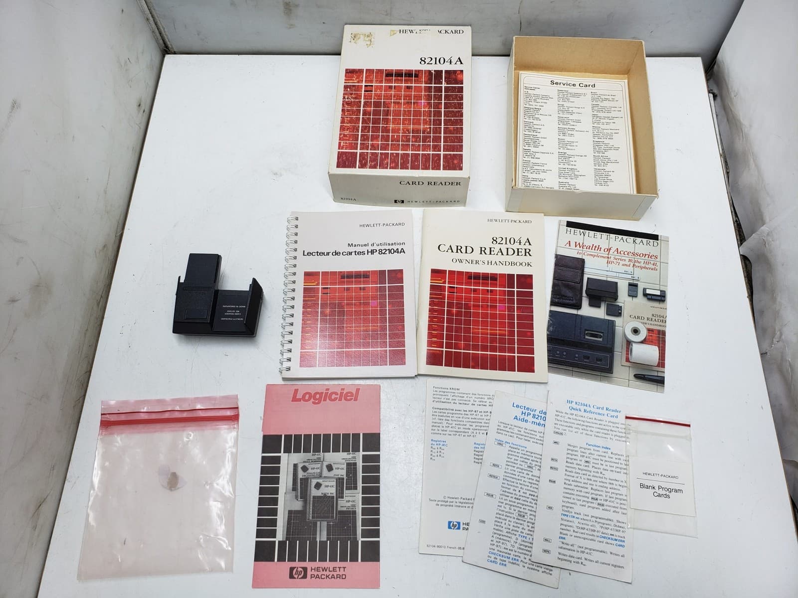 Hewlett Packard HP 82104A Magnetic Card Reader In Box 2