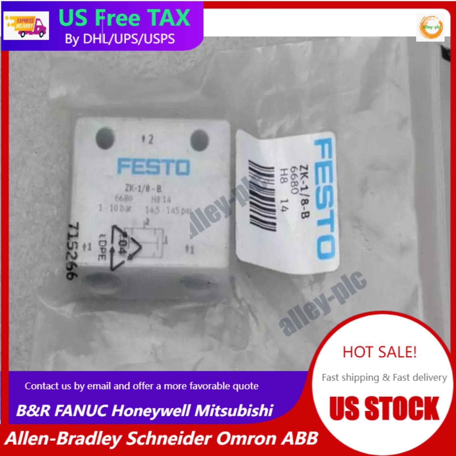 New ZK-1/8-B Festo 6680 Fast Shipping AND gate