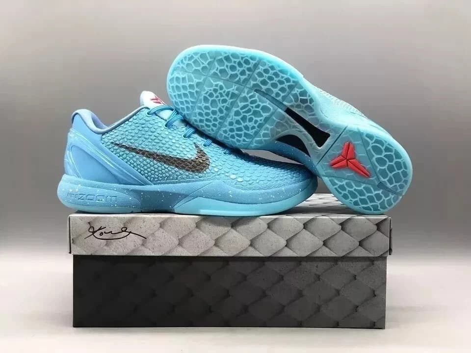 Kobe 6 Protro Blue Ice Grinch Sport Mens Size US 7-12 4