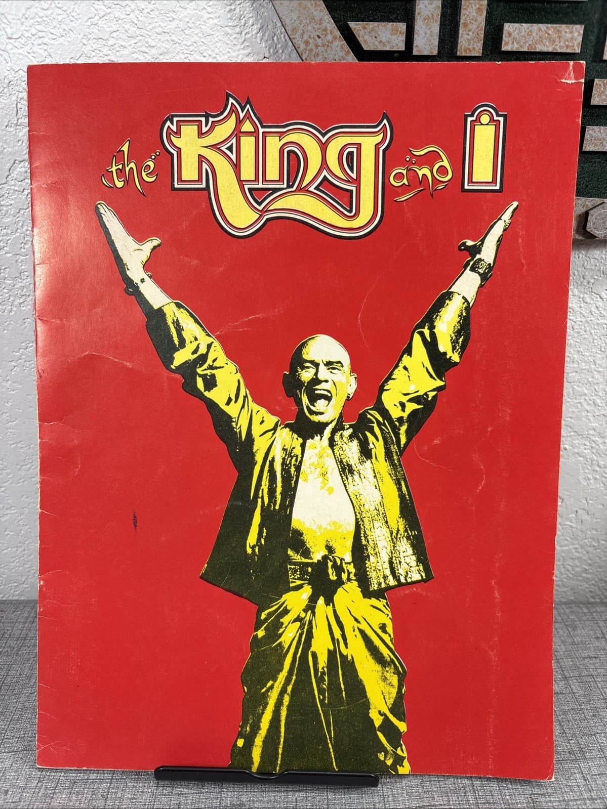 Vintage The King and I Yul Brynner Souvenir Book Broadway Play w/ Cast
