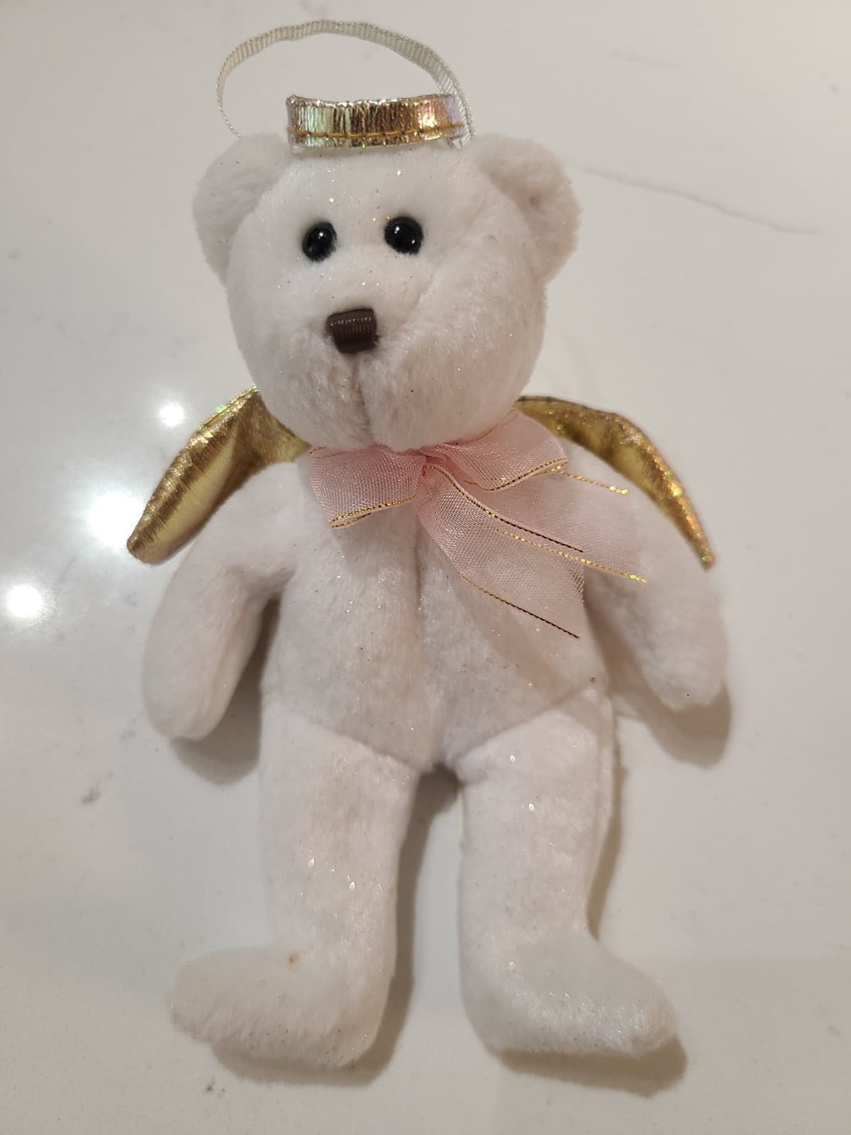 Ty Beanie Baby Ornaments Lot Of 3 The Beginning Halo II 1998 Holiday Teddy Bears 4