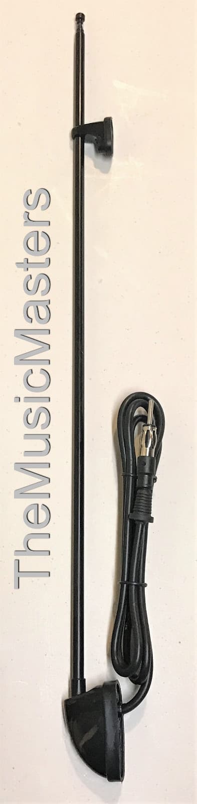 Black 3 Section 48"  Pillar Side Mount Universal Antenna Car Audio Stereo Radio