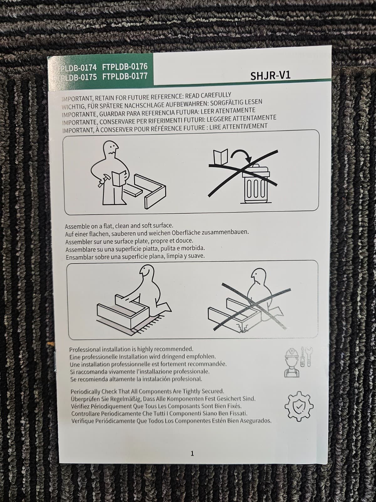 120 Gallon Outdoor Storage Deck Box Large Resin Patio Storage FTPLDB-0175 2