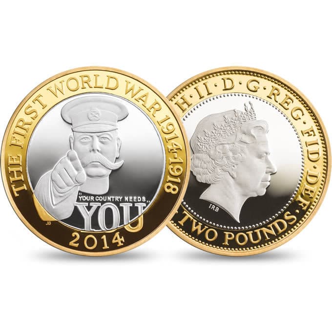 100th Anniversary of the First World War - Outbreak 2014 UK £2 coin 2