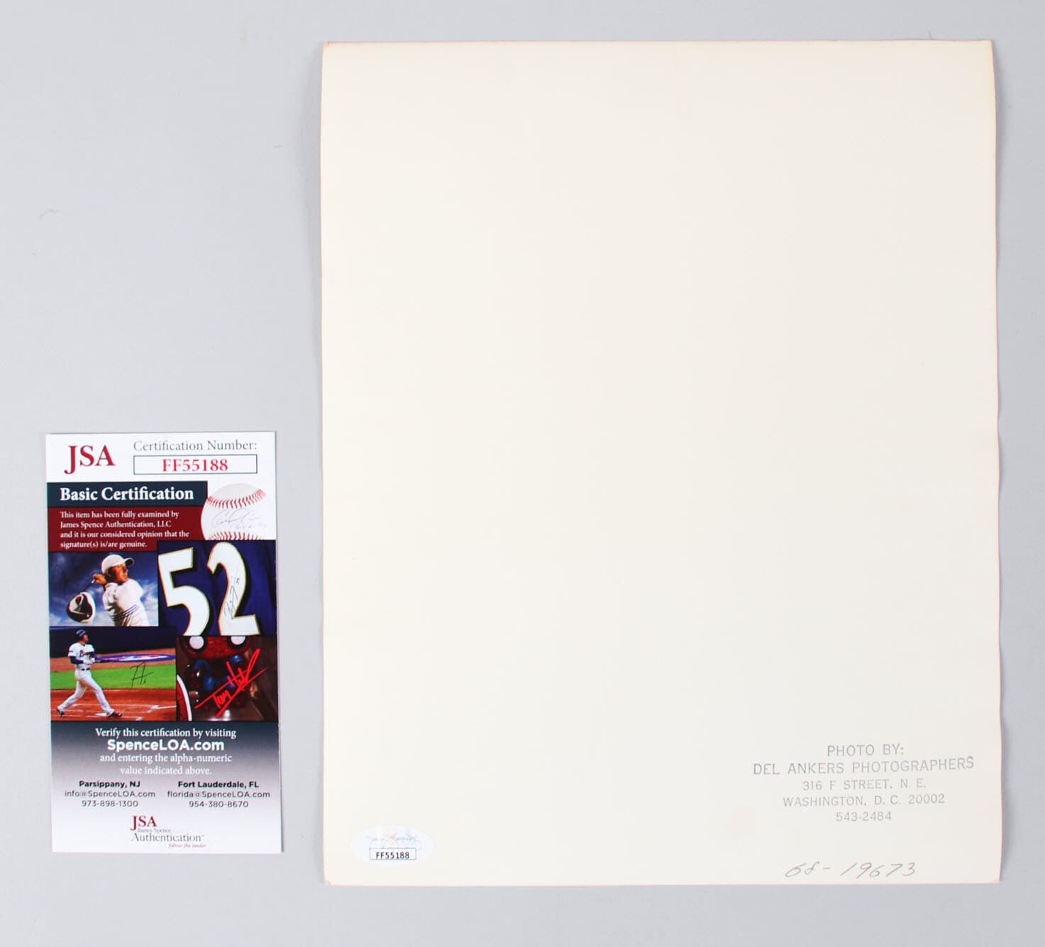 Hubert H. Humphrey Signed Photo 8x10 Vice President - COA JSA 5