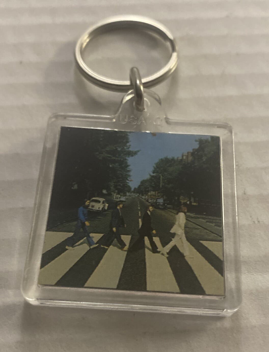 The Beatles Abbey Road Keyring Keychain 94.7 FM Chicago Radio Station Promo Swag 3