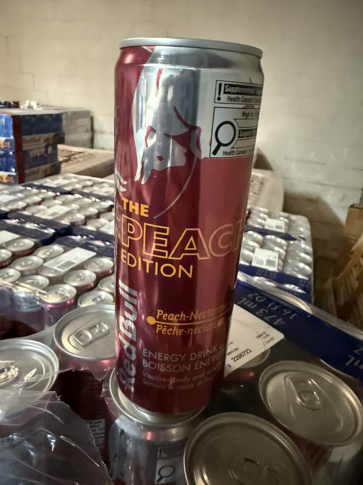 Red Bull Peach Nectarine 16 Fl Oz, (473 mL) 12 Cans Discontinued HARD FIND 🍑 3