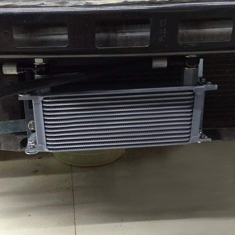19 Row Universal AN10-10AN Racing Engine Transmission Oil Cooler 5