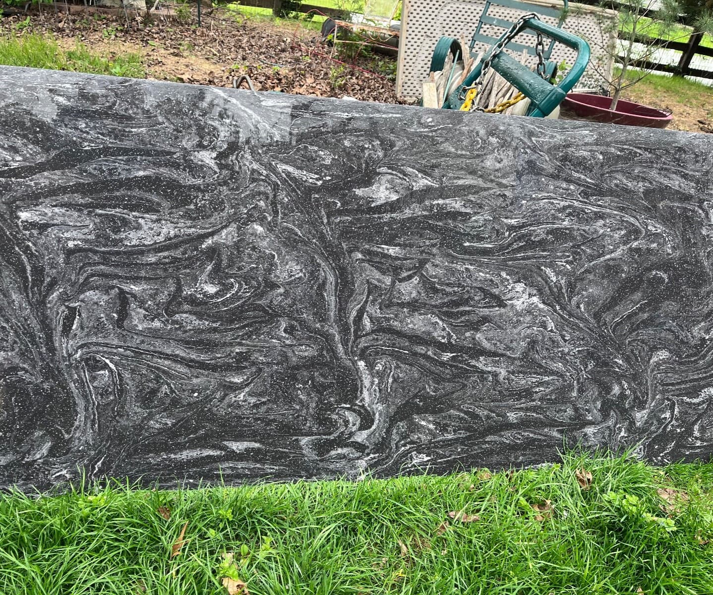 Lot of 6 Corian Pieces Totaling Approx. 12 Sq Ft in Measurements 11" x 23" +/- 3