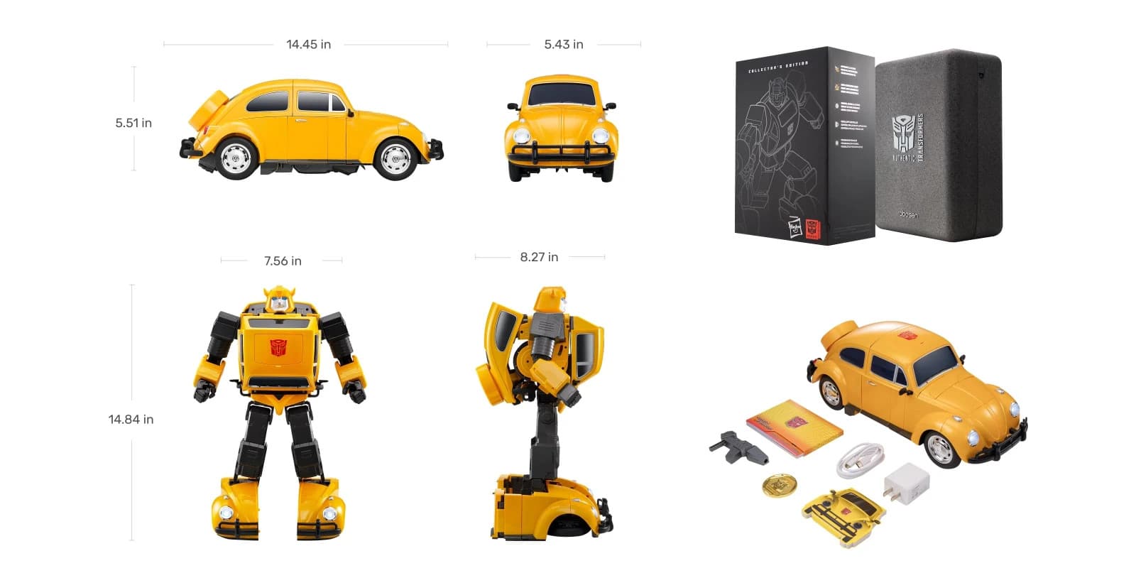 Robosen - Transformers - Bumblebee FLAGSHIP Robot auto-converting DHFF 4