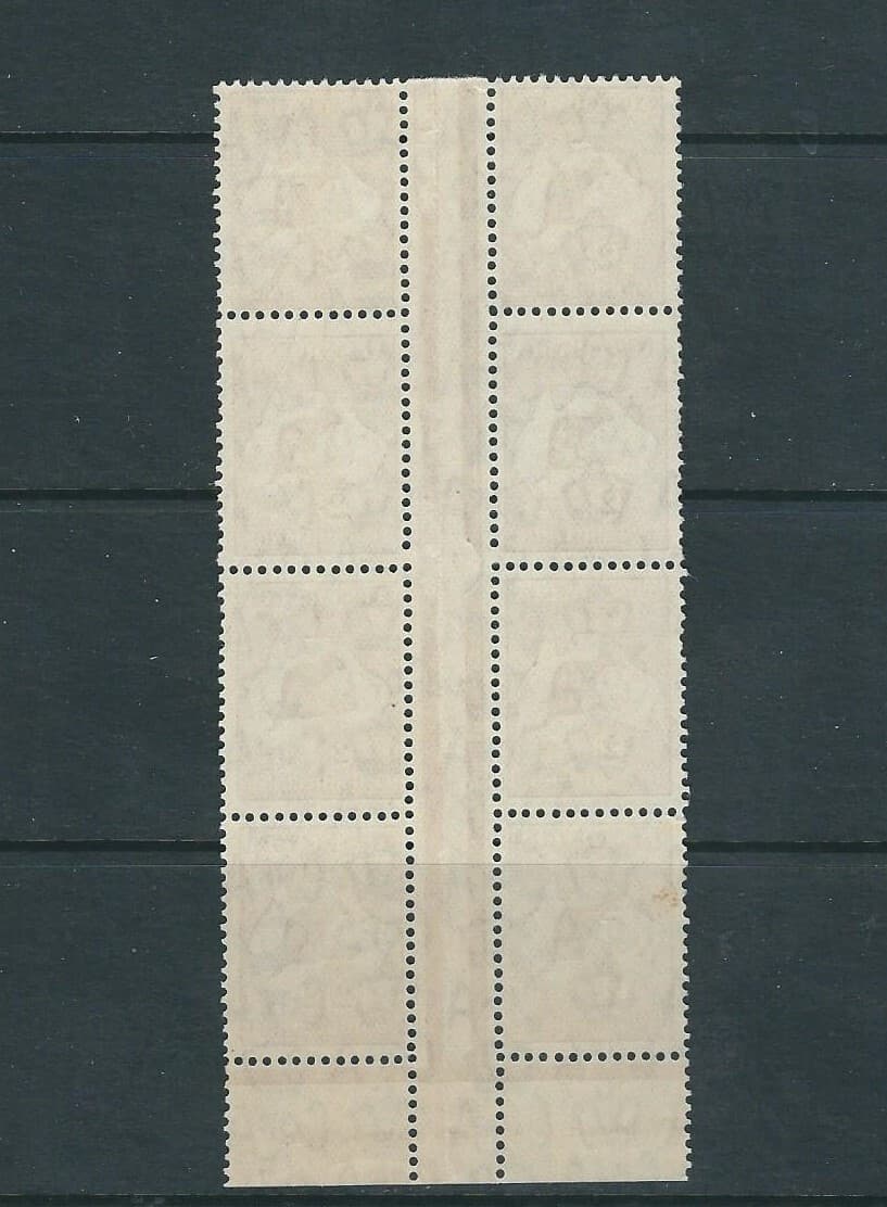 AUSTRALIA 1935 2shilling KANGAROO (Scott 125) J.ASH  gutter block of 8 MNH zy10 2