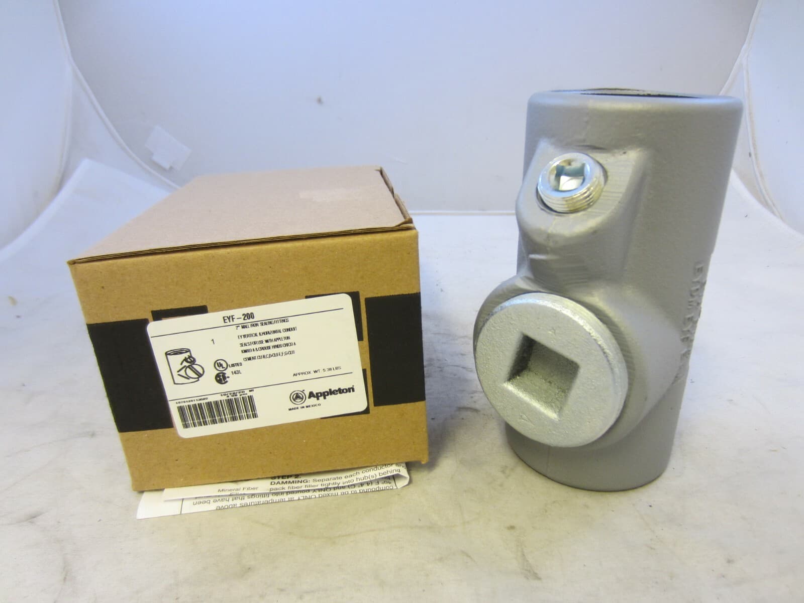 APPLETON EYF200  2" EXPLOSION PROOF SEAL OFF EYS CROUSE HINDS *SAME DAY SHIP