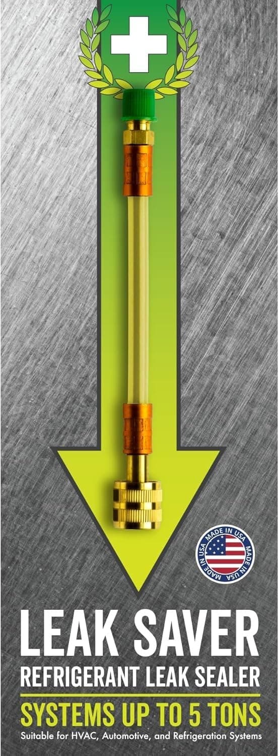 Direct Inject AC Leak Sealer | AC Stop Leak for Most HVAC Systems up to 1 Tons..