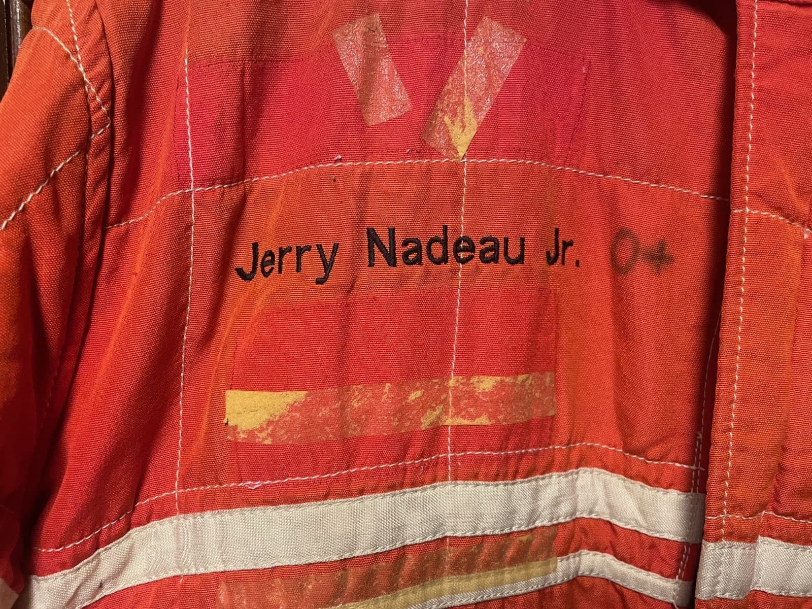 Jerry Nadeau Race Used / Worn Driver Fire Suit Uniform Karting Rare Early Career 2