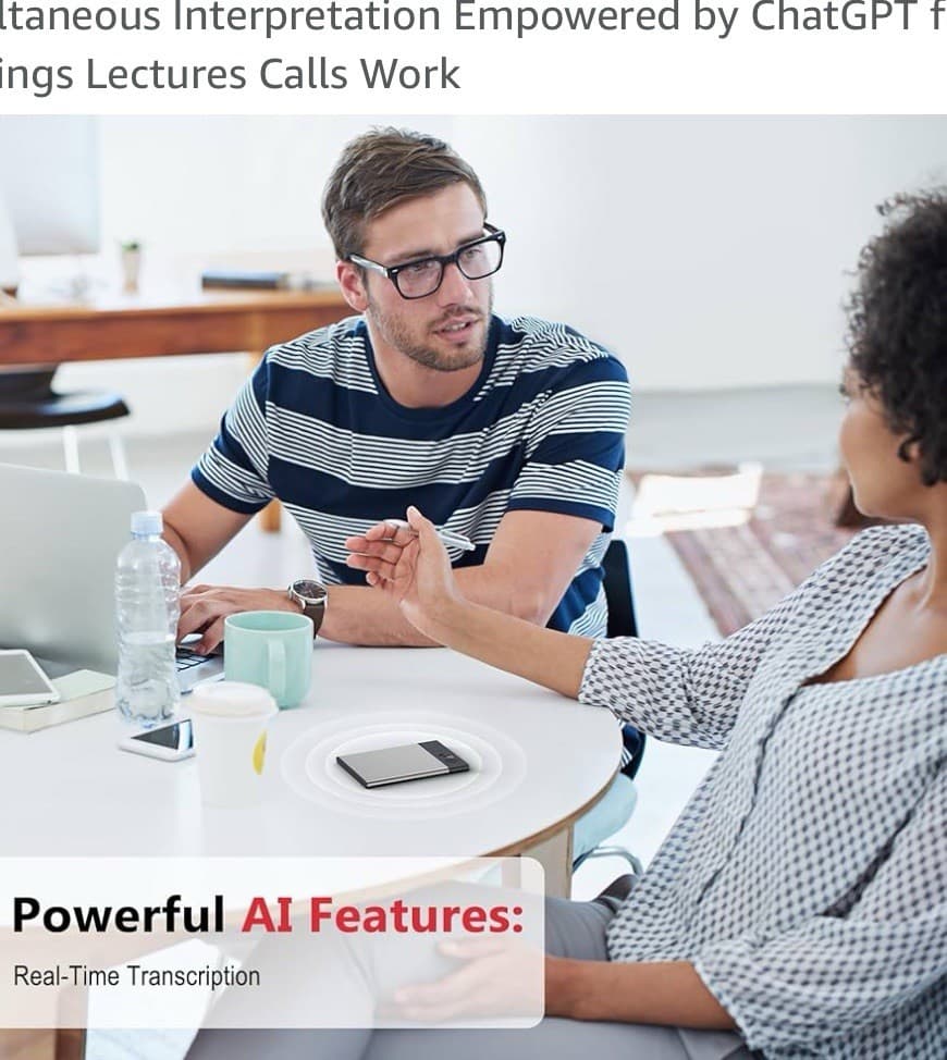 Note AI Voice Recorder w/APP Control Bluetooth Aluminum Alloy 64GB Black ChatGTP 5