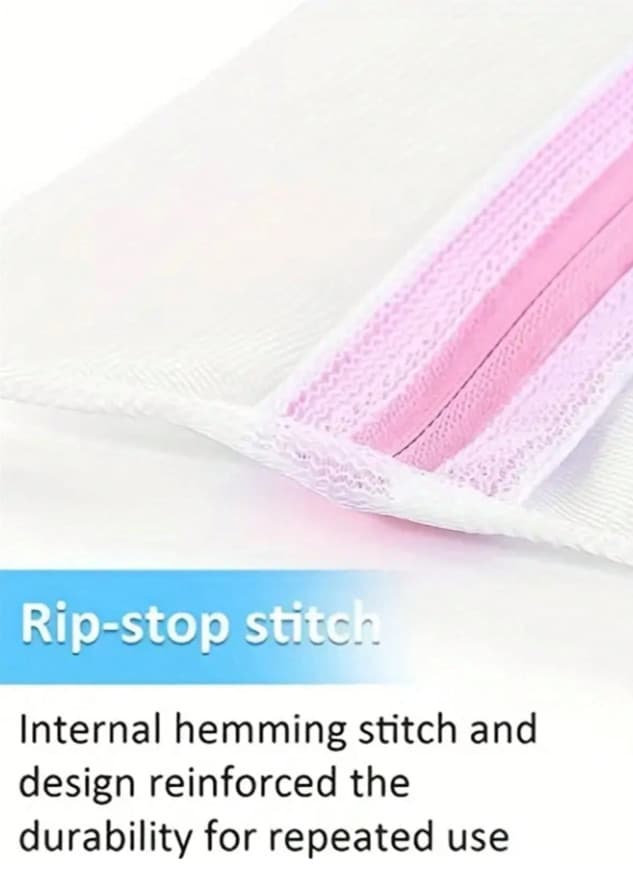 Zipper Mesh Laundry Bag for Bras & Underwear 11.8 × 15.7 in Washing Machine Safe 6