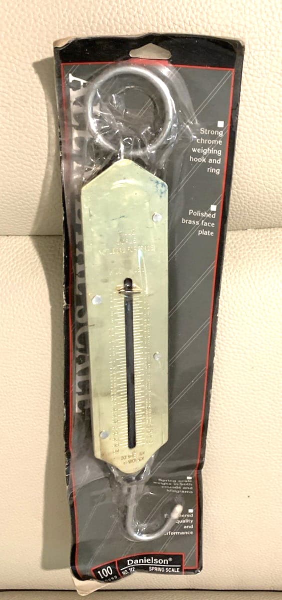 NOS Vintage Danielson Scale 100 LB Capacity All Metal Spring 3