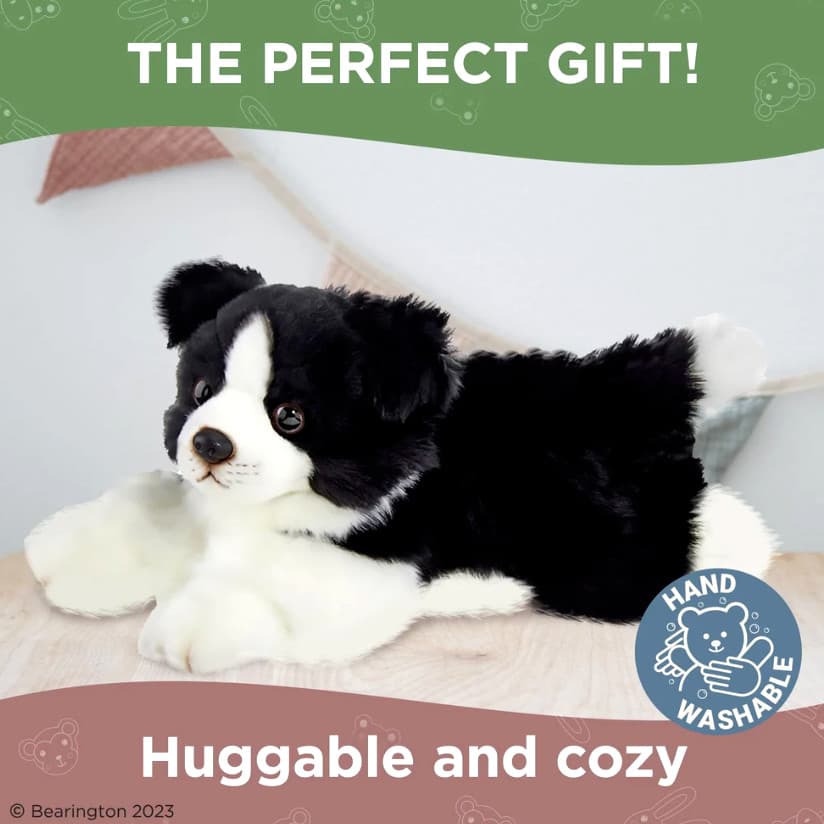 ✤ New BEARINGTON COLLECTION Plush Toy BORDER COLLIE Sheepdog Soft Cuddle Dog 5