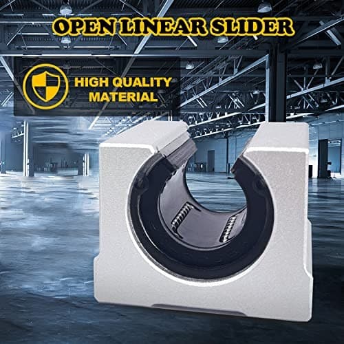  4pcs SBR20UU Aluminum Block 20mm Linear Motion Ball Bearing Slide Block Match  5