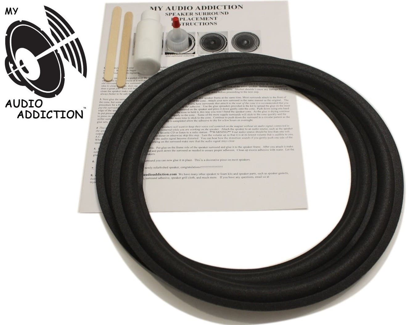 Speaker Surround Repair Kit INFINITY SM 120 122 125 12"