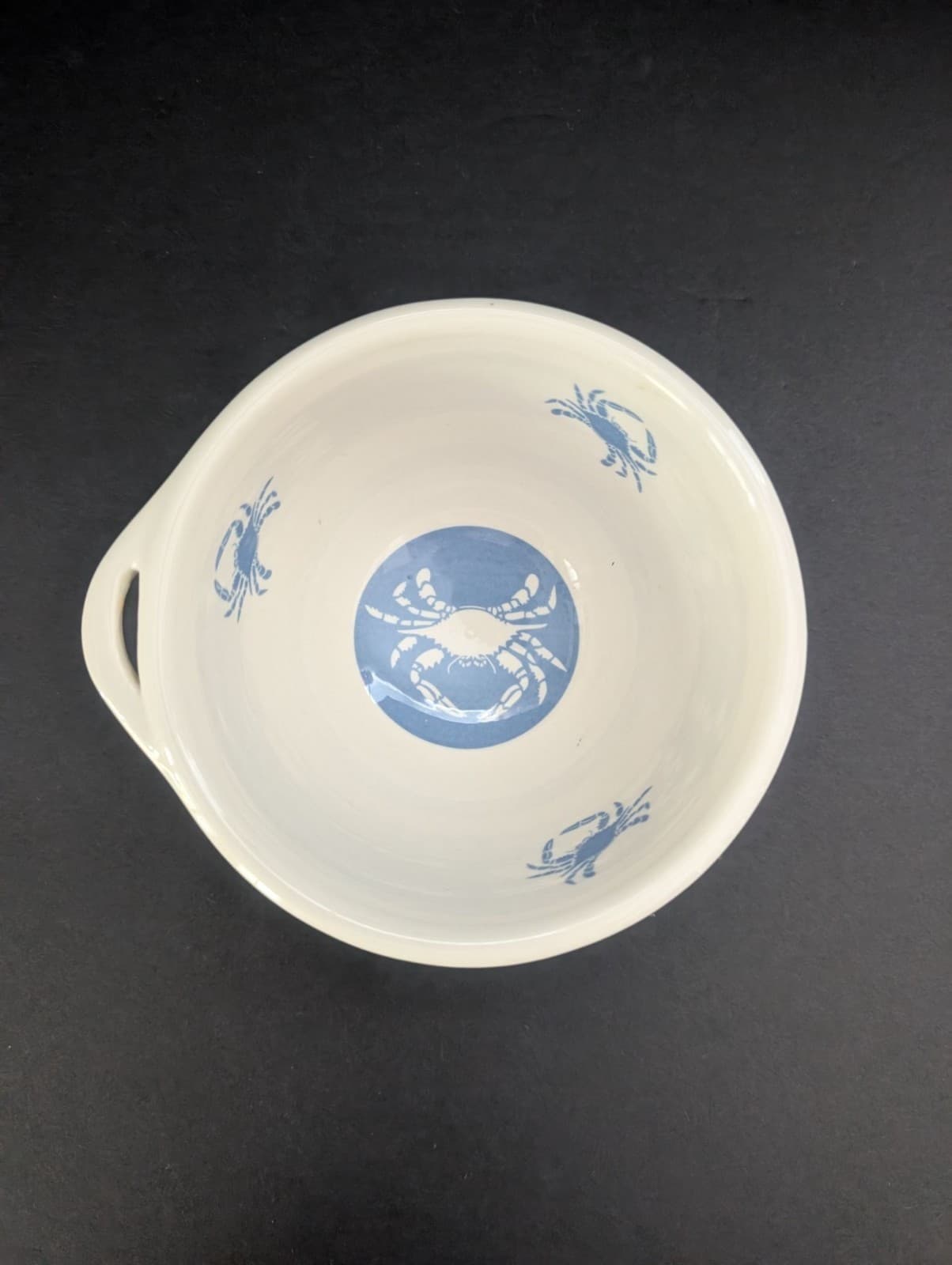 Gemware USA Blue Crab Ceramic Serving Platter & Bowl Coastal Beach House 6