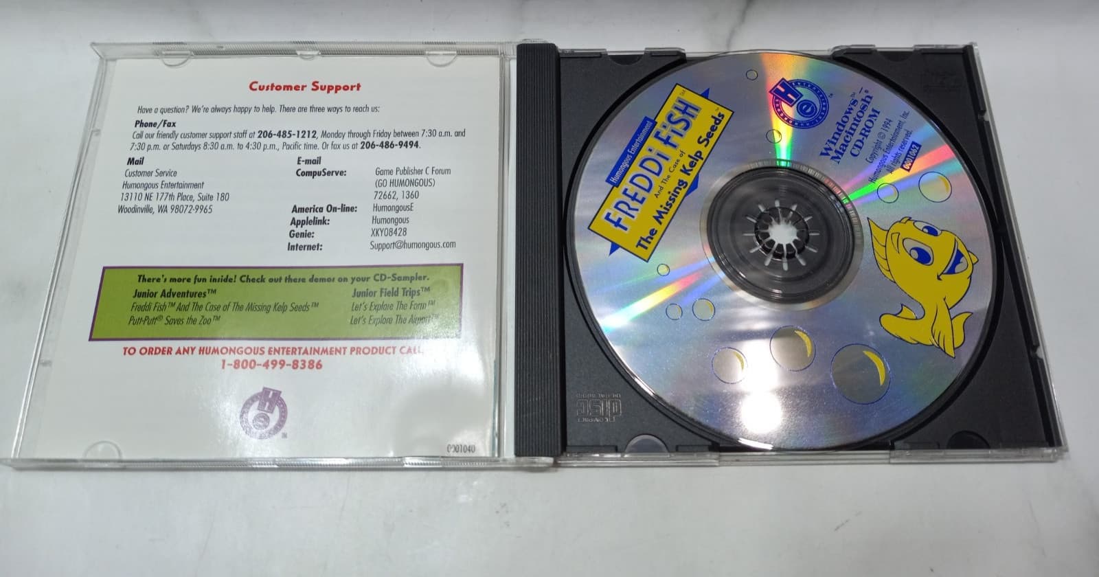 Freddi Fish & The Case Of The Missing Kelp Seeds PC CD-ROM Windows/Mac  3