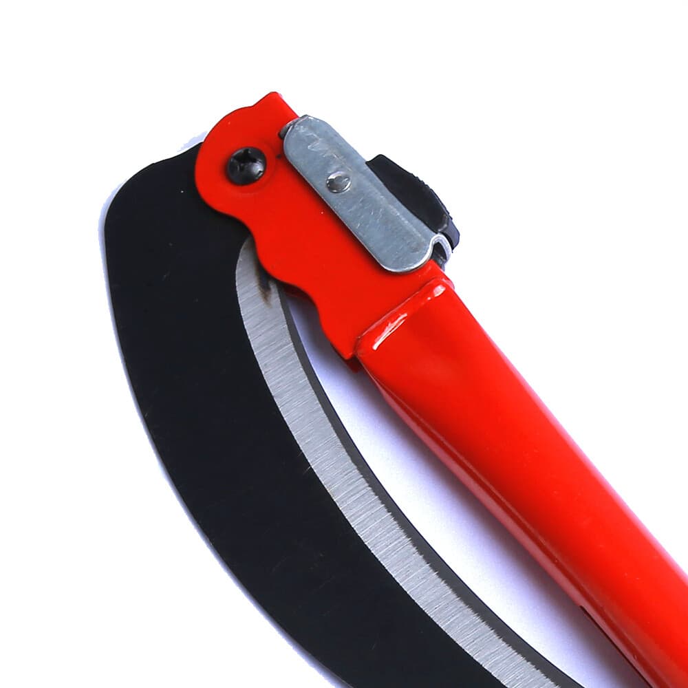 16" Foldable  Scythe Sickle Steel Mowing Knife Grass Weed Cutter Yard Tending 4