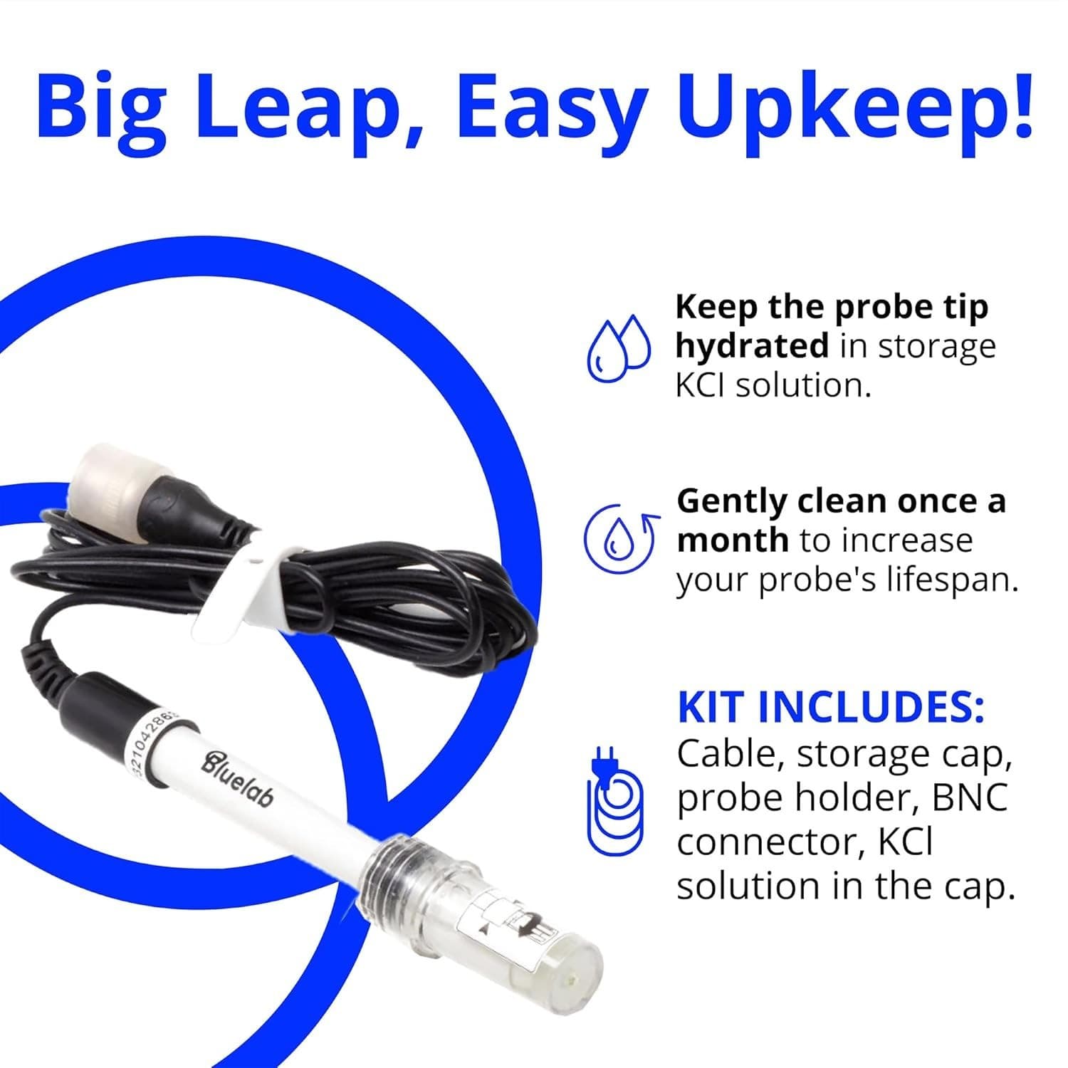 Bluelab Leap pH Probe Replacement – Fast Accurate Sensor for Soil & Hydroponics 6