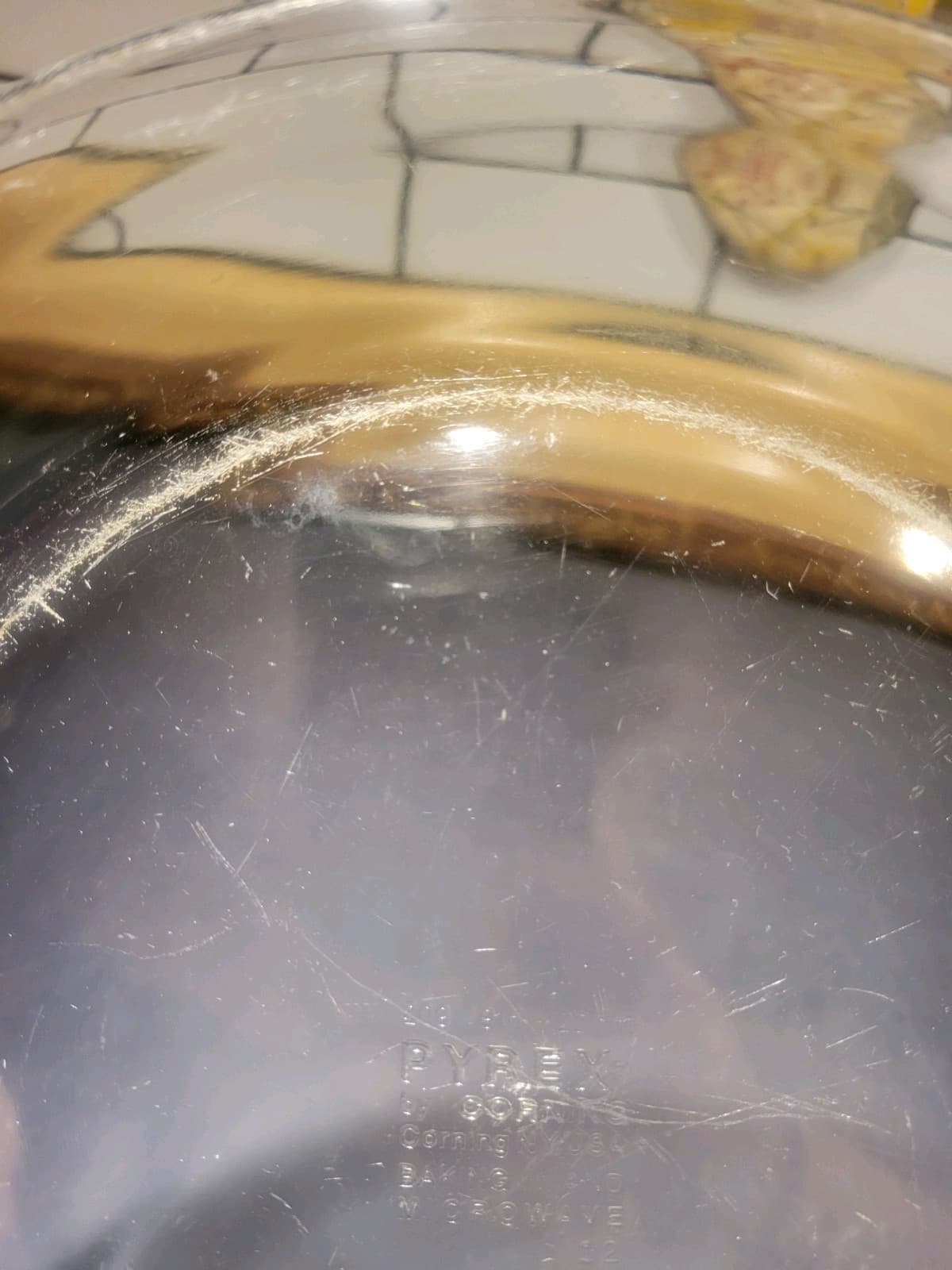 Vintage PYREX 9in Clear Pie Dish Pre-1975 #209  12 5