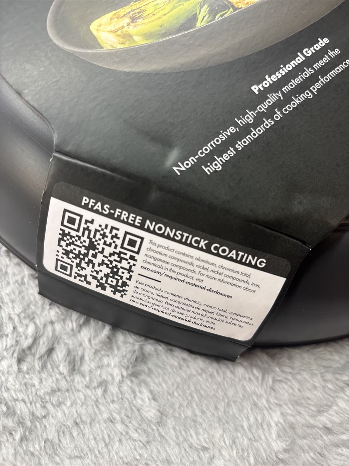 OXO Enhanced 12" Frying Pan Skillet, PFAS-Free Ceramic Nonstick, Hard-Anodized 5