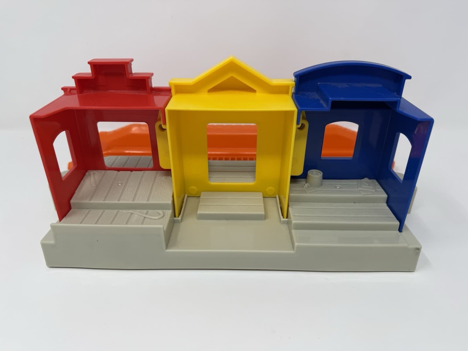 Fisher Price GeoTrax Timbertown Railway Push Along Train Set Incomplete (Read) 3