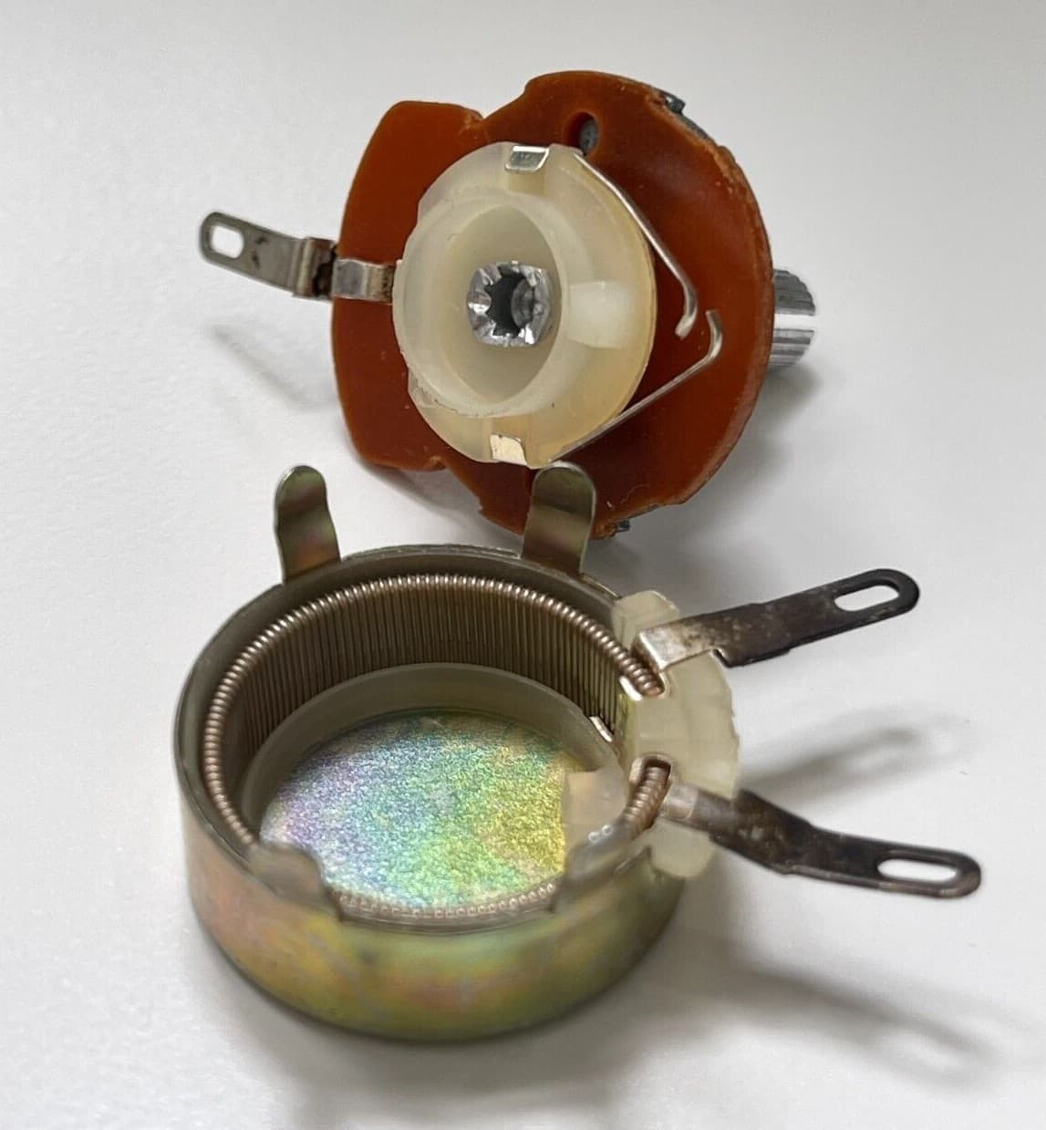 8 pcs. 10 ohm 5 watt NOS wire-wound linear potentiometers - NEED WORK 3