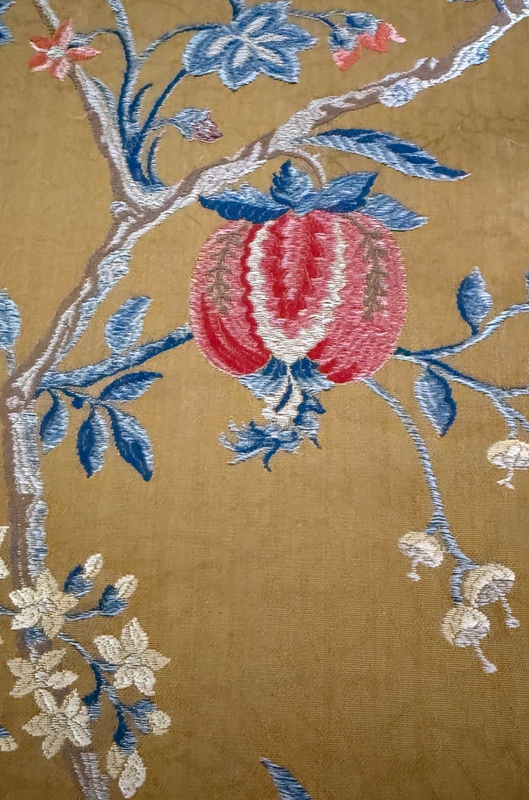 High End Designer Scalamandre Floral Brocade Piece  ZZ588B 4