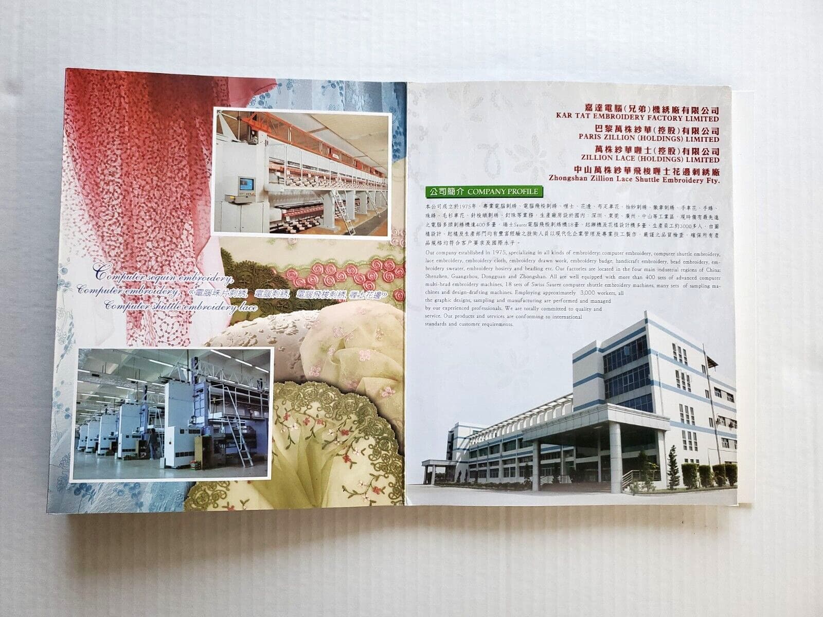 Paris Thread Co, LTD. - Metallic Yarn International Sample Standard Color Card 6