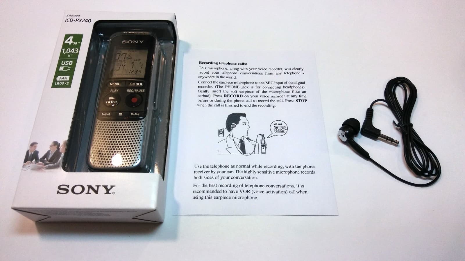 Record Cell Phone, YOUR Calls from any Telephone, USB Digital Voice Recorder 3