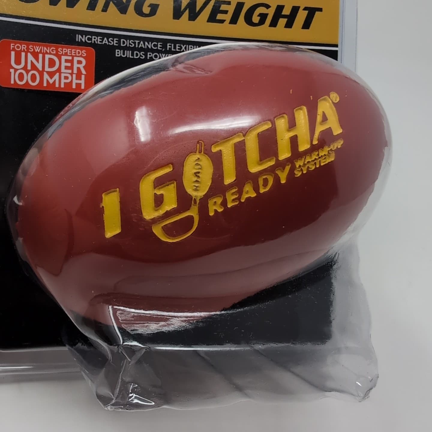 IGotcha Ready Warm Up System Red (6oz) Golf Club Weight Practice / Training 4