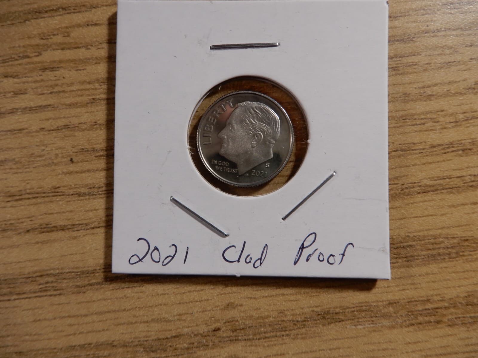 2021 S Roosevelt Clad Proof Dime