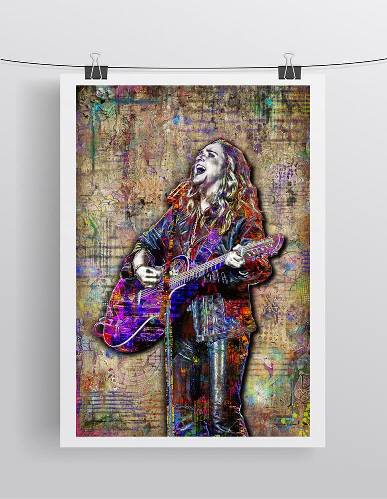MELISSA ETHERIDGE 8x12in Poster Melissa Etheridge Tribute Print Free Shipping 2