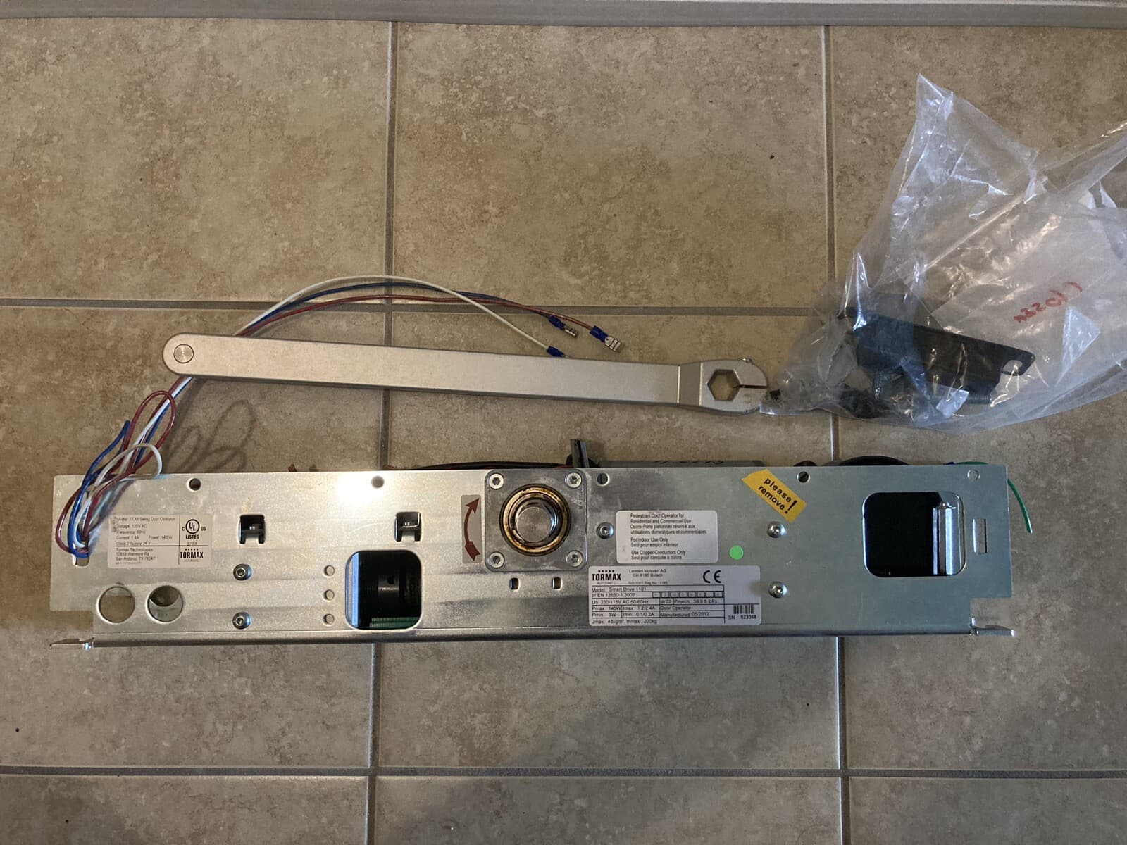 Tormax TTXII Swing Door Operator 140W