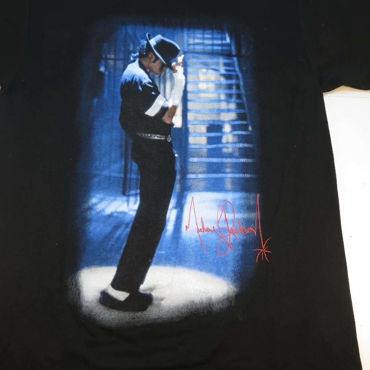 Authentic MICHAEL JACKSON TEE T SHIRT Mens S Black