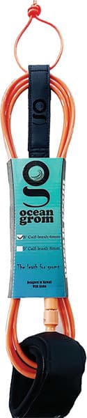 OCEAN & EARTH GROM 8'2" CALF LEASH SADIE CORAL