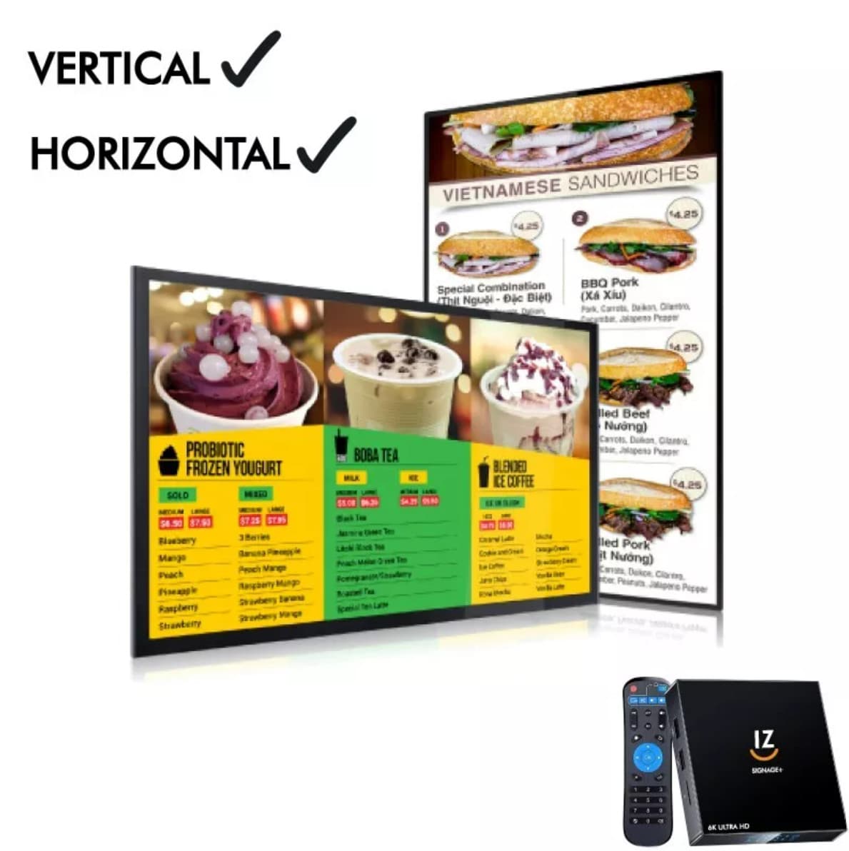 Digital Signage Player for Ads or Digital Menu Boards + Software + Tech support 3