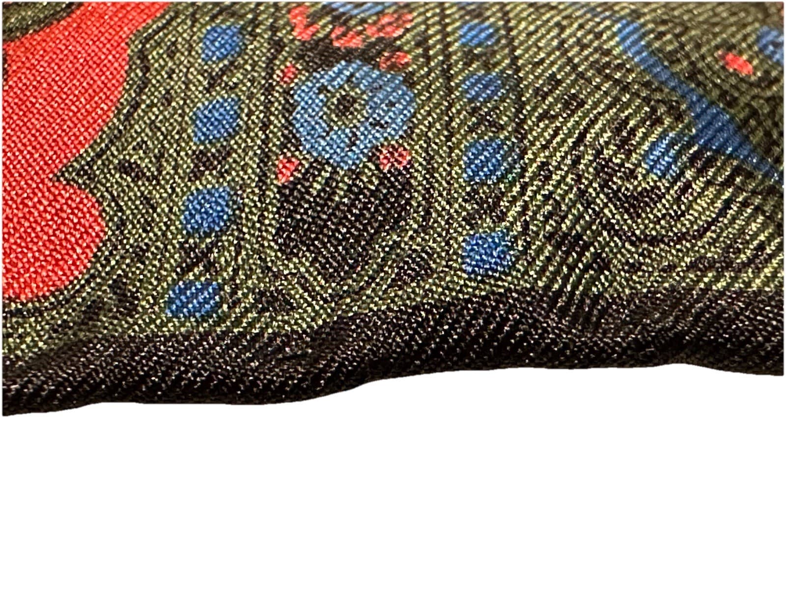 ASHEAR 100% Silk  18 inch Square Scarf Made In Italy Hand Rolled 5