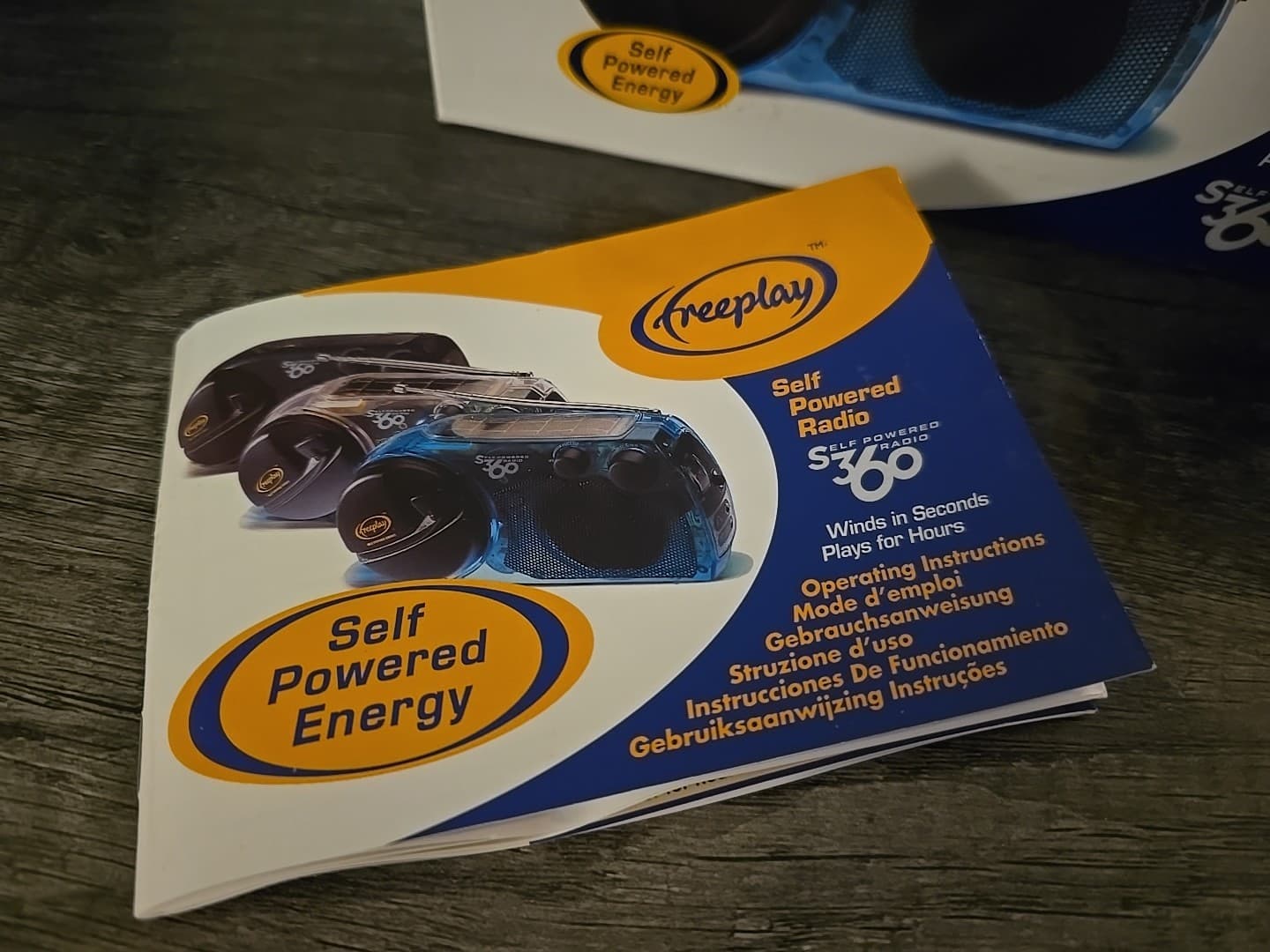 Freeplay S360 Self Powered Energy Olive Gray Radio EMERGENCY CAMPING 4