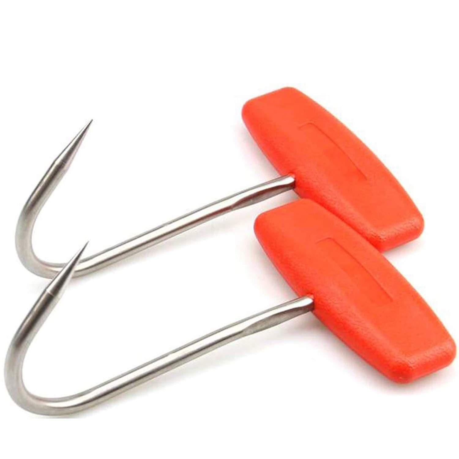 Tihood 2Pcs Meat Hooks For Butchering,t Shaped Boning Hooks With Handl