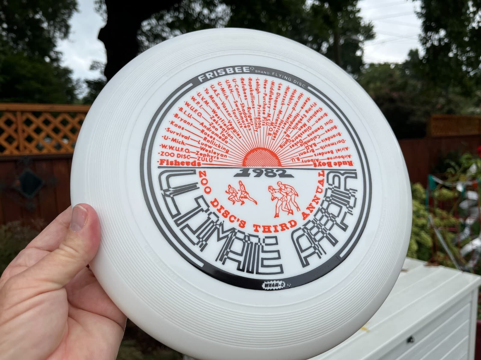 Ultimate Rare Clean 82E Mold  1982 Whamo Zoo Disc Golf  Frisbee Wham-O  Vintage 2