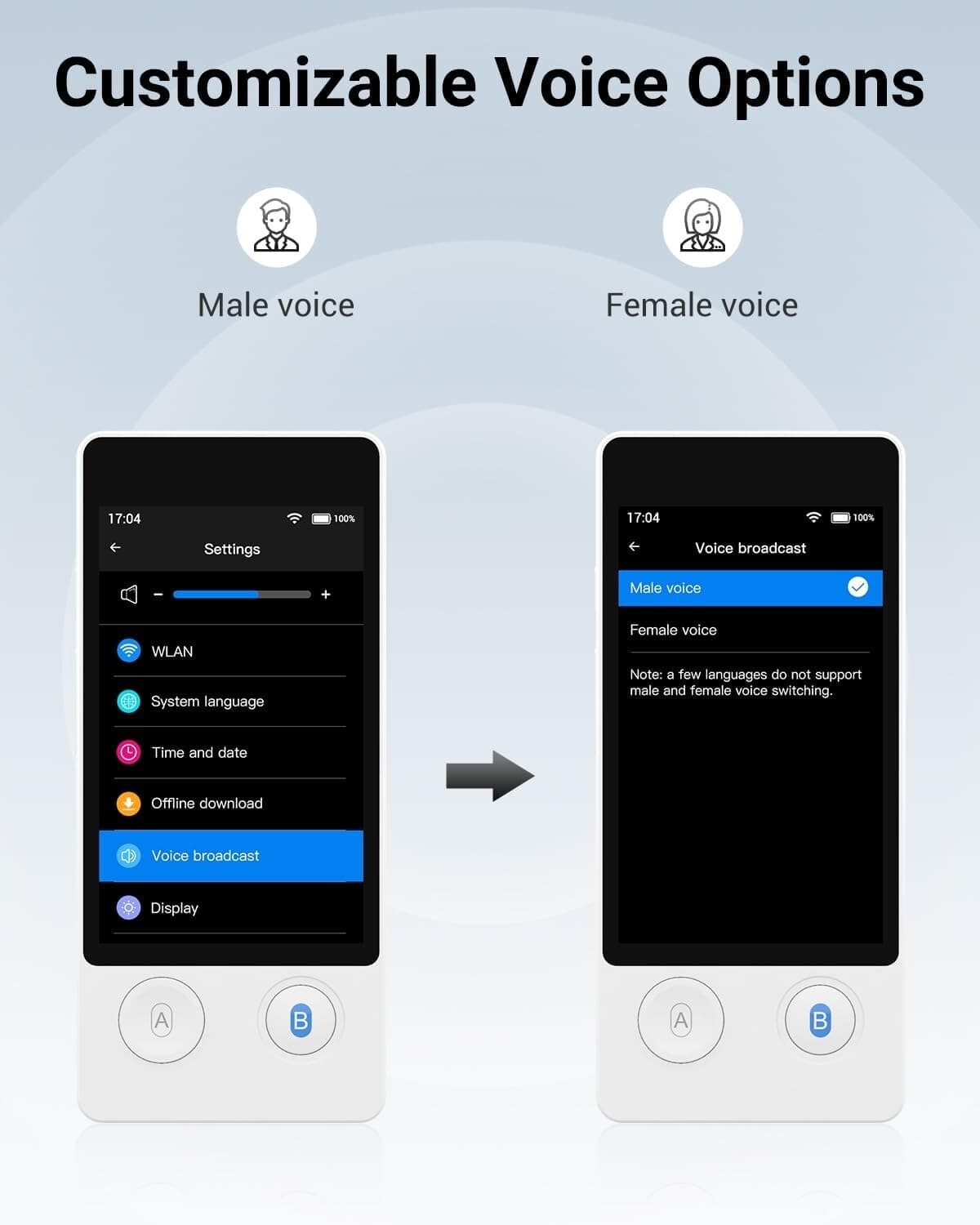Language Translator No WiFi Needed Two-Way Real Time Voice Translation 144 Langs 4